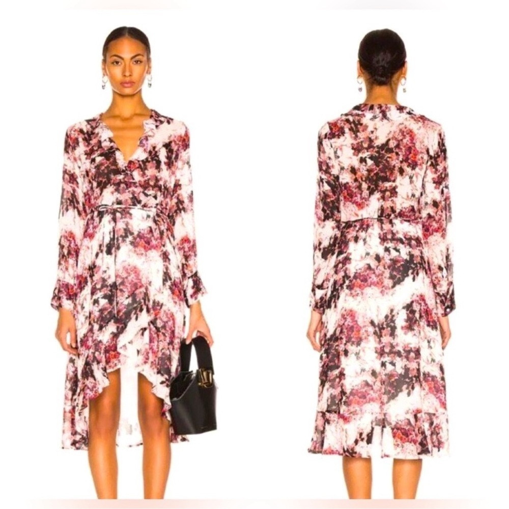 IRO Floral Wrap Dress